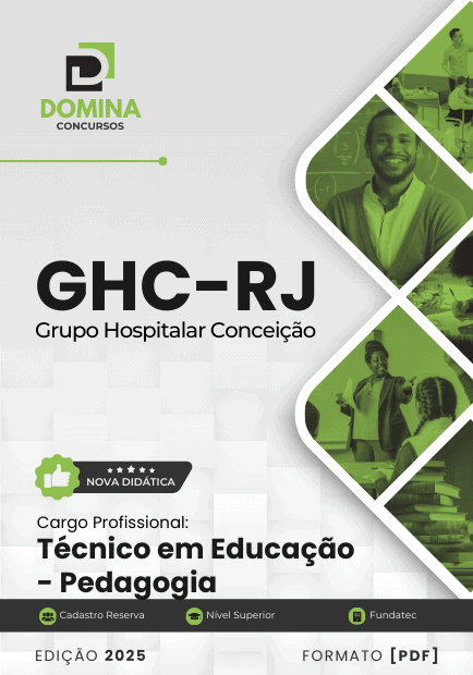 Apostila Técnico em Educação Pedagogia GHC RJ 2025