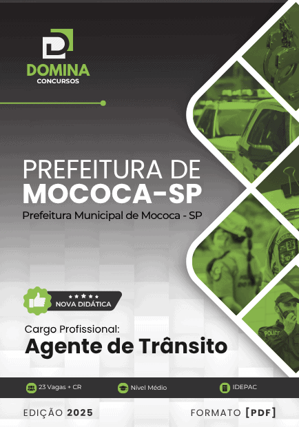 Apostila Agente de Trânsito Mococa SP 2025