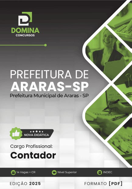 Apostila Contador Araras SP 2025