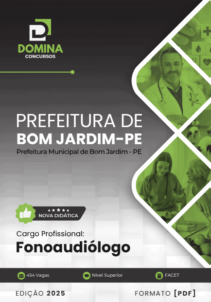 Apostila Fonoaudiólogo Bom Jardim PE 2025