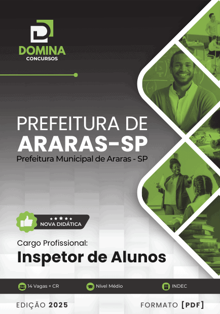 Apostila Inspetor de Alunos Araras SP 2025