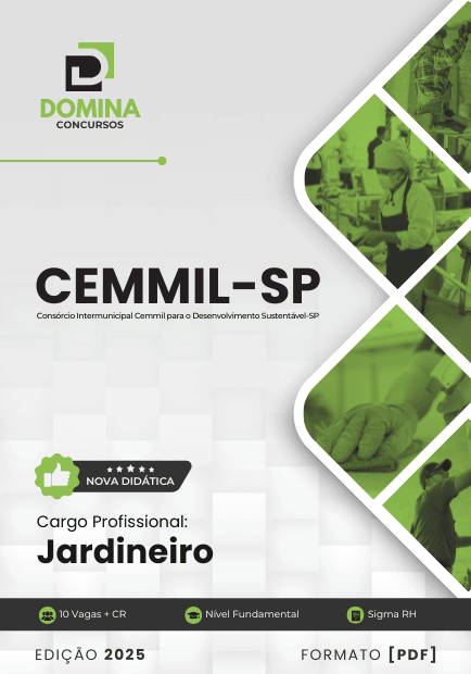 Apostila Jardineiro CEMMIL São João da Boa Vista SP 2025