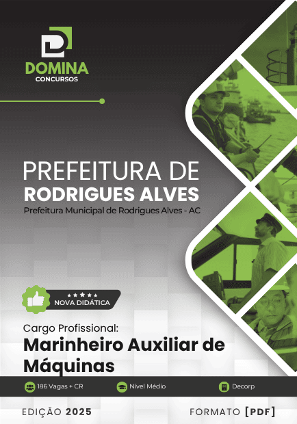 Apostila Marinheiro Auxiliar de Máquinas Rodrigues Alves AC 2025