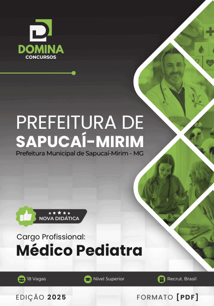 Apostila Médico Pediatra Sapucaí Mirim MG 2025