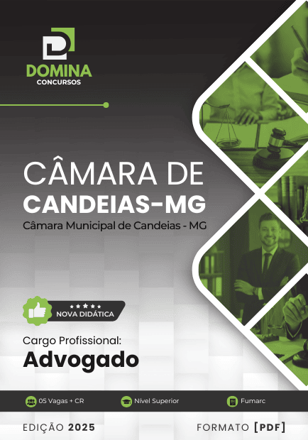 Apostila Advogado Câmara Candeias MG 2025