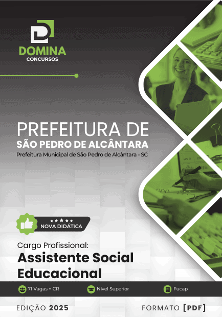 Apostila Assistente Social Educacional São Pedro de Alcântara SC 2025
