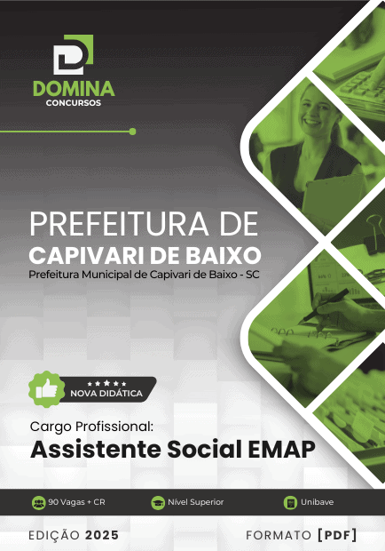 Apostila Assistente Social EMAP Capivari de Baixo SC 2025