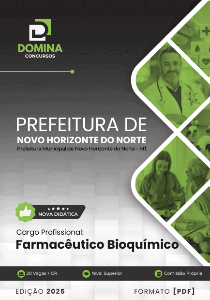 Apostila Farmacêutico Bioquímico Novo Horizonte do Norte MT 2025