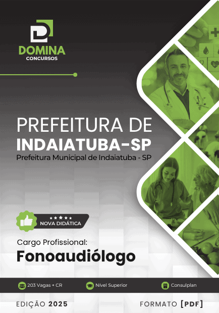 Apostila Fonoaudiólogo Indaiatuba SP 2025