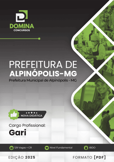 Apostila Gari Alpinópolis MG 2025