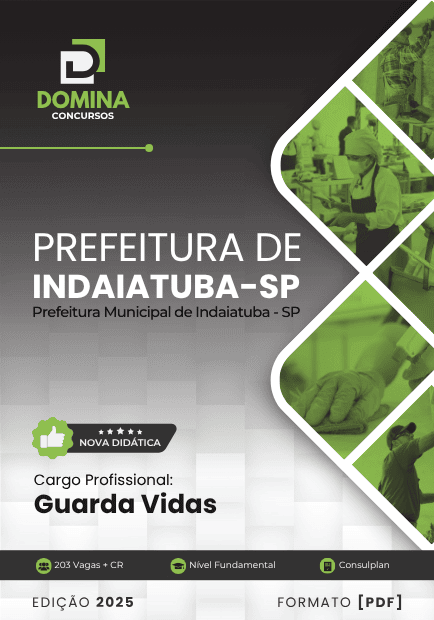 Apostila Guarda Vidas Indaiatuba SP 2025