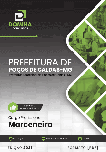 Apostila Marceneiro Poços de Caldas MG 2025