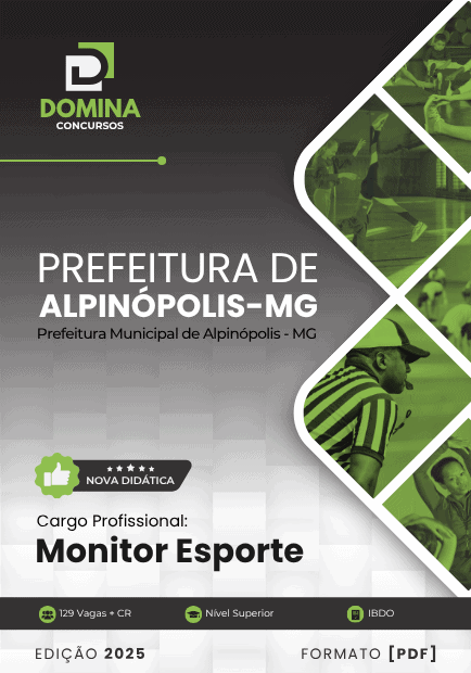 Apostila Monitor de Esporte Alpinópolis MG 2025