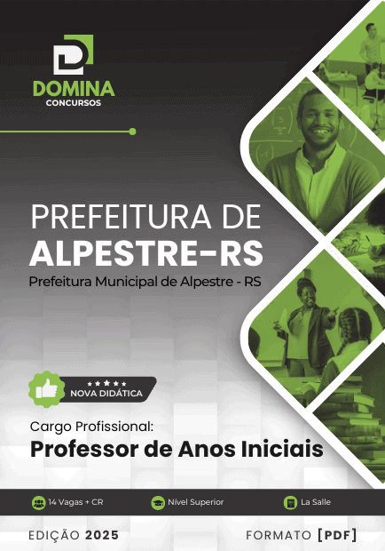 Apostila Professor de Anos Iniciais Alpestre RS 2025