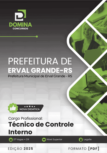 Apostila Erval Grande RS Técnico de Controle Interno 2025