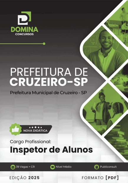 Apostila Inspetor de Alunos Cruzeiro SP 2025