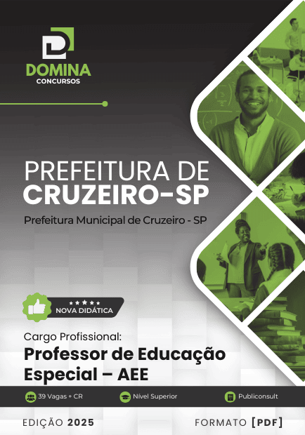 Apostila Professor de AEE Cruzeiro SP 2025