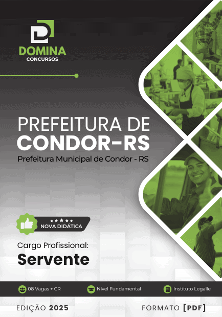 Apostila Servente Condor RS 2025