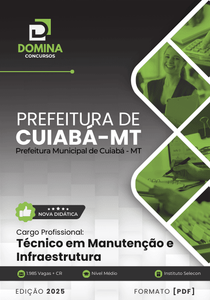 Apostila Técnico em Manutenção e Infraestrutura Cuiabá MT 2025