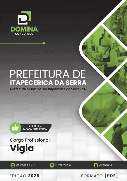Apostila Vigia Itapecerica da Serra SP 2025