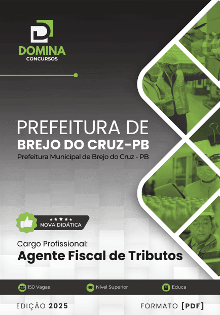 Apostila Agente Fiscal de Tributos Brejo do Cruz PB 2025