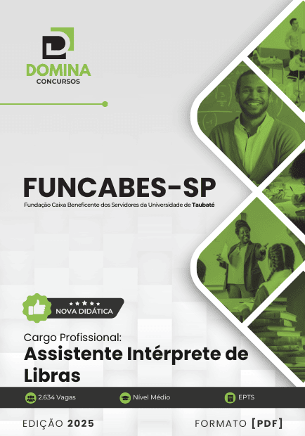 Apostila Assistente Intérprete de Libras FUNCABES SP 2025