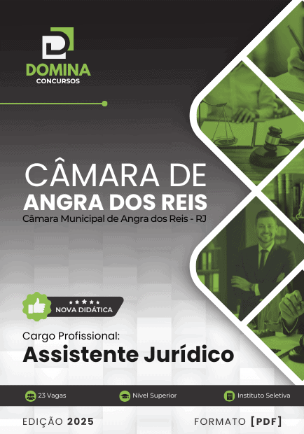Apostila Assistente Jurídico Câmara Angra dos Reis RJ 2025
