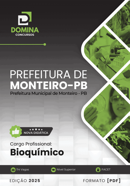 Apostila Bioquímico Monteiro PB 2025