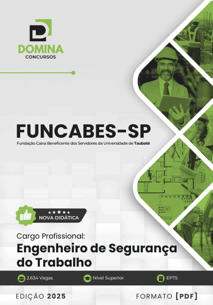 Apostila Engenheiro de Segurança do Trabalho FUNCABES SP 2025