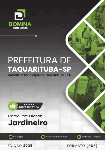 Apostila Jardineiro Taquarituba SP 2025