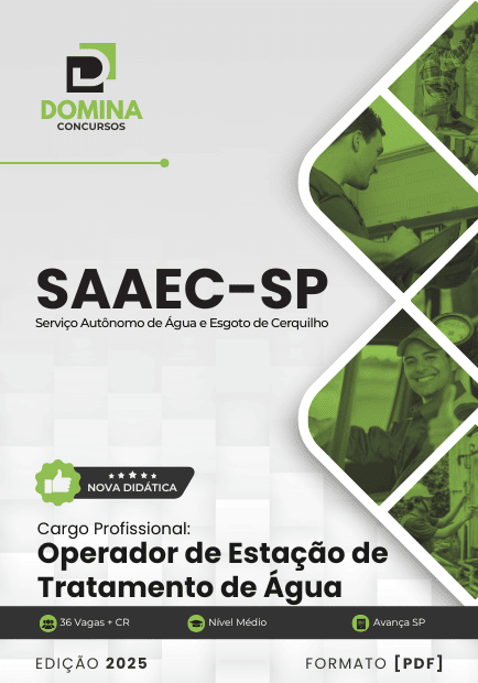 Apostila Operador de ETA SAAEC SP 2025