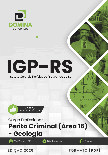 Apostila Perito Criminal Geologia IGP RS 2025