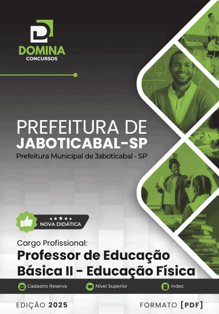 Apostila Professor de Educação Física Jaboticabal SP 2025