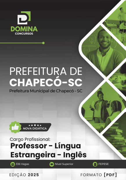 Apostila Professor de Inglês Chapecó SC 2025