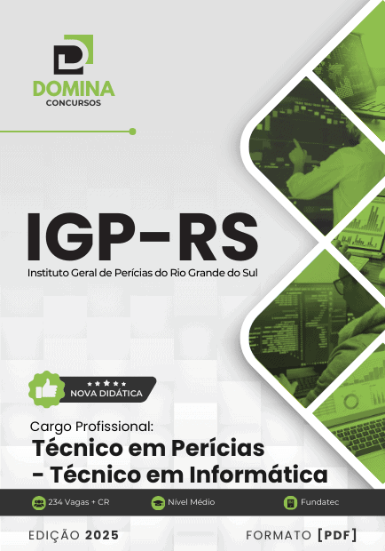 Apostila Técnico em Perícias Técnico em Informática IGP RS 2025