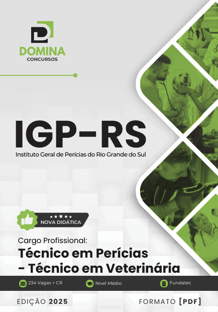 Apostila Técnico em Perícias Técnico em Veterinária IGP RS 2025
