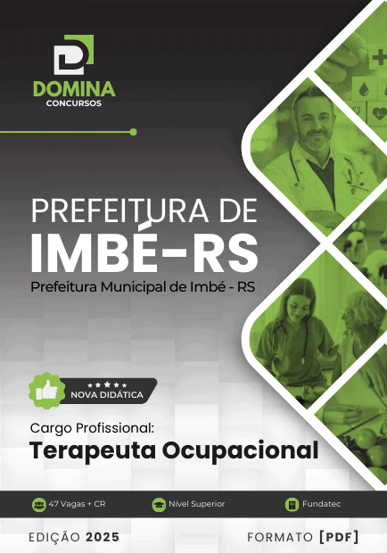 Apostila Terapeuta Ocupacional Imbé RS 2025