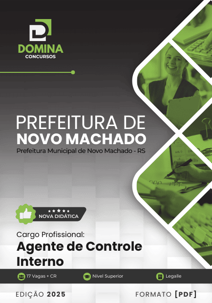 Apostila Agente de Controle Interno Novo Machado RS 2025