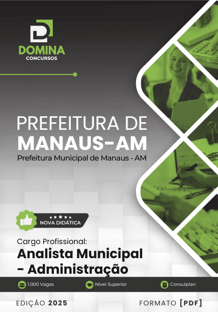 Apostila Analista Municipal Administração Manaus AM 2025
