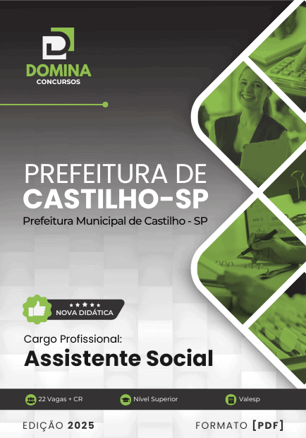 Apostila Assistente Social Castilho SP 2025