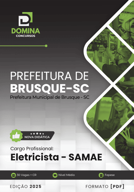 Apostila Eletricista Brusque SC 2025