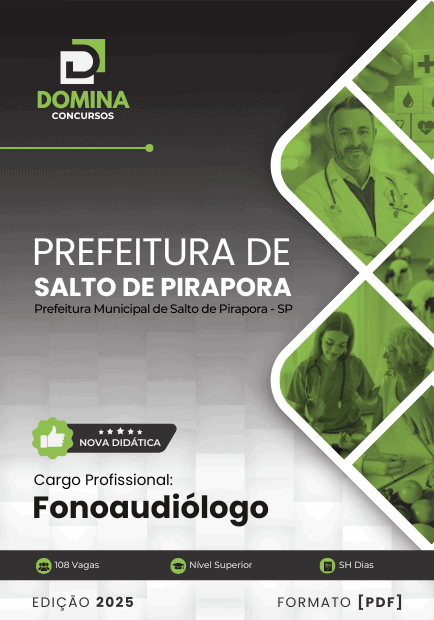 Apostila Fonoaudiólogo Salto de Pirapora SP 2025
