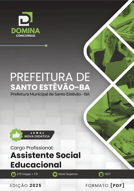 Apostila Assistente Social Educacional Santo Estêvão BA 2025