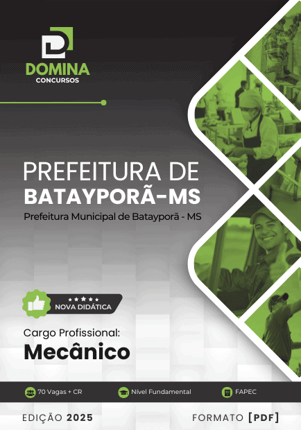 Apostila Mecânico Batayporã MS 2025