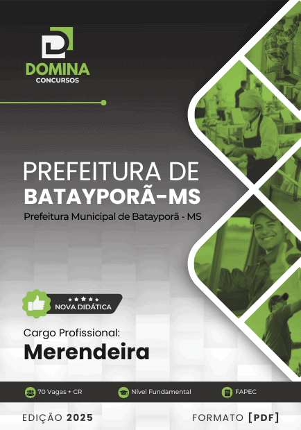 Apostila Merendeira Batayporã MS 2025