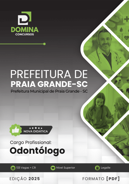 Apostila Odontólogo Praia Grande SC 2025