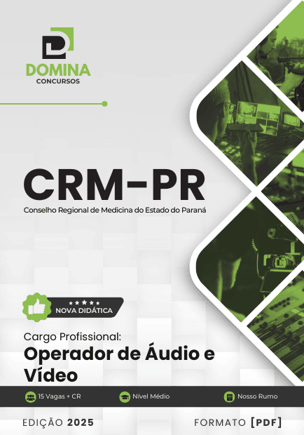 Apostila Operador de Áudio e Vídeo CRM PR 2025
