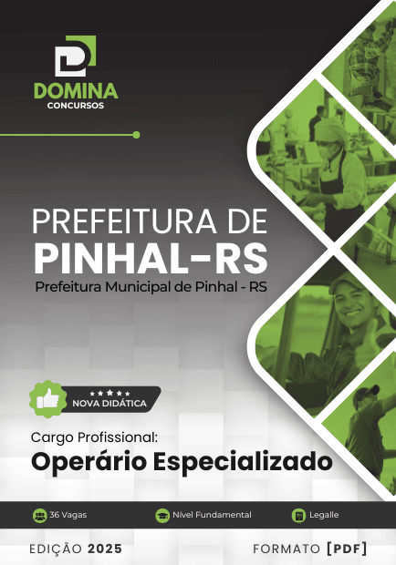 Apostila Operário Especializado Pinhal RS 2025