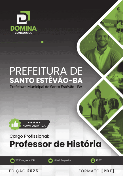 Apostila Professor de História Santo Estêvão BA 2025