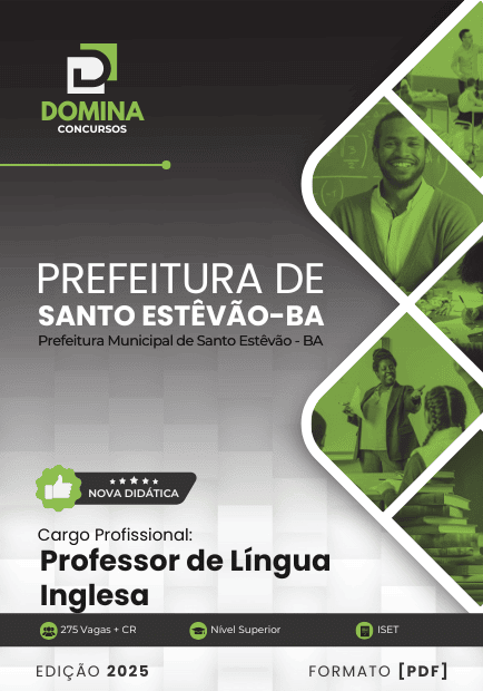 Apostila Professor de Inglês Santo Estêvão BA 2025